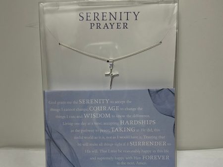 SERENITY PRAYER NECKLACE-4653 : 18 IN Cheap