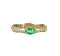 Marquise Love Band Emerald For Cheap