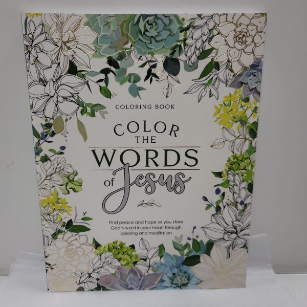 COLOR THE WORDS OF JESUS CLR BK-4778 Online Sale