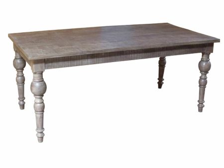 Rectangle Table Brown Washed For Discount