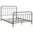 Livingston Queen Size Metal Bed For Cheap