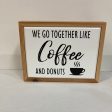 WOOD FRM ENAMEL COFFEE SIGNS-5210 Online Hot Sale