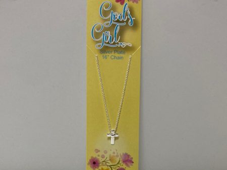 MINI CROSS HEART SP NECKLACE-7787 : 16 IN Supply