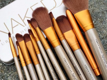 [BIG SALE] 12 Piece Set NAKED3 Power Makeup Brushes Hot on Sale