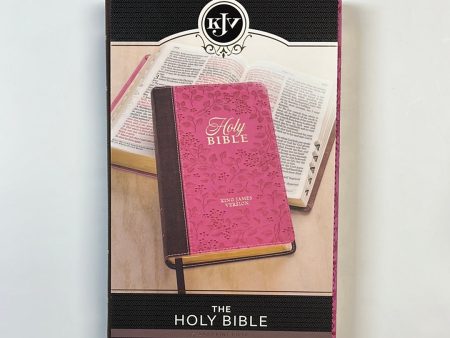 KJV GIANT PR TAN PINK BIBLE-8750 Discount