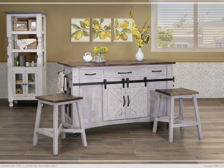 3401 Pueblo Grey Kitchen Island Collection Discount