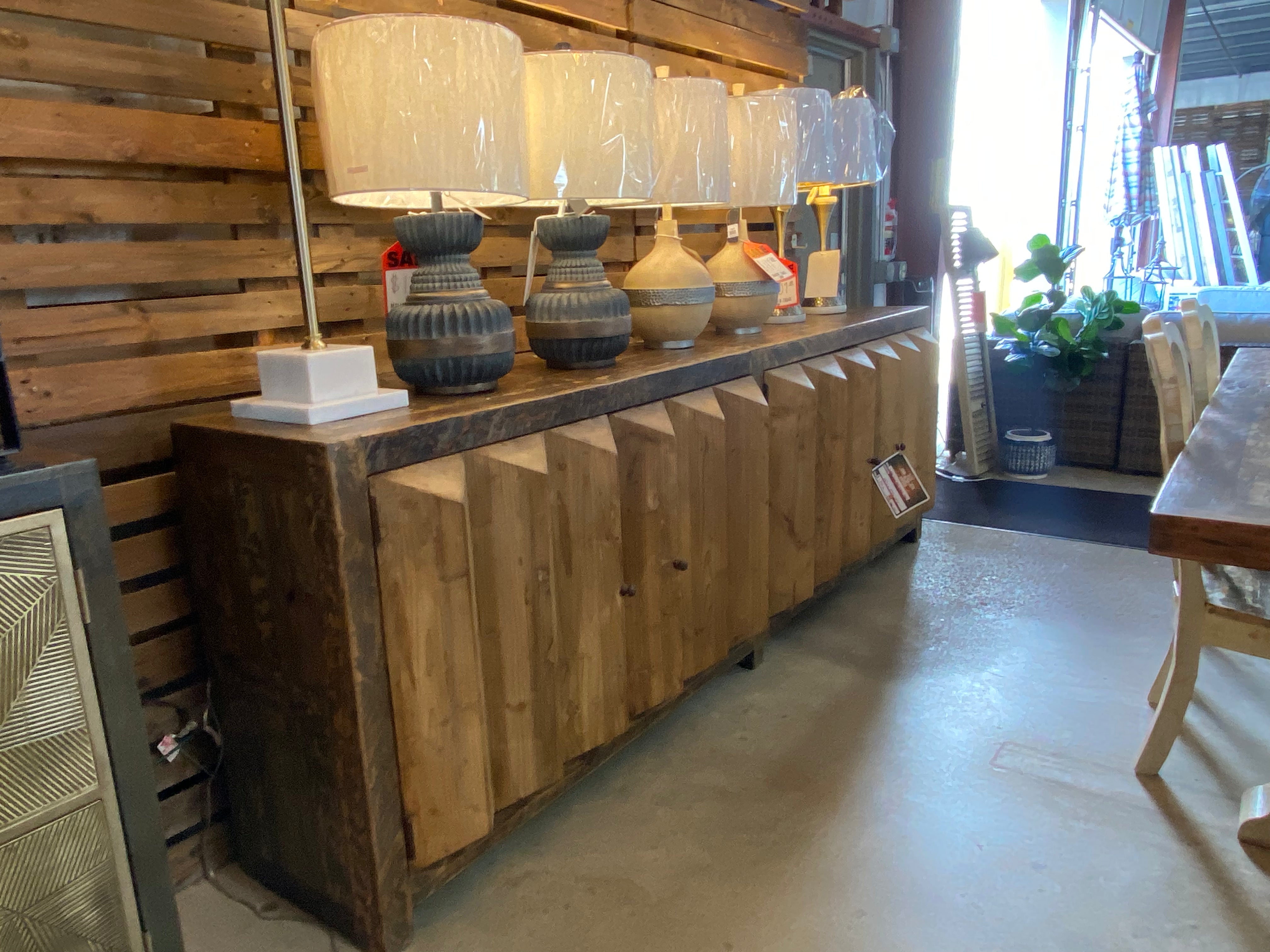 Redden Solid Oak Console Chest Online now