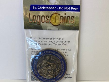 ST CHRISTOPHER DO NOT FEAR COIN-6397 Cheap