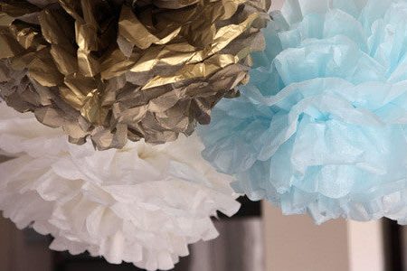 Tissue Paper Flower Pom Poms Cheap