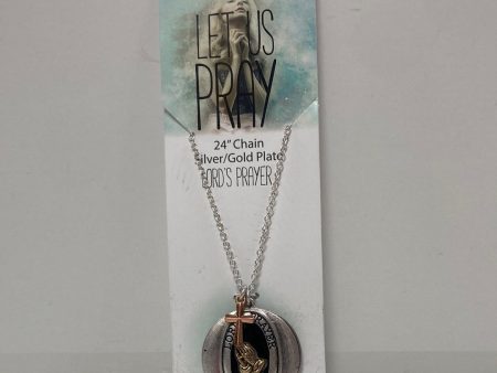 LORD S PRAYER SP GP NECKLACE-4073 : 24 IN For Discount