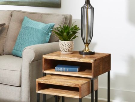 Natural Wood Nesting Tables *FLASH SALE Discount