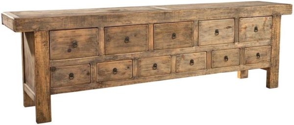 Old Pine Bank Drawer Discount