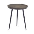 Redding Grey Solid Wood Accent Table on Sale