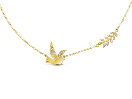 Diamond Seeking Peace Necklace Hot on Sale