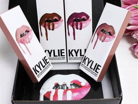 [big sale] New Lip Gloss Lipstick Lip Gloss Kylie lip Kit Eyeliner lip gloss liquid lipstick matte 8 colors kylie jenner Online Sale