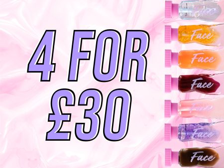 Pick Any 4 Bear Face Lip Oils For Discount