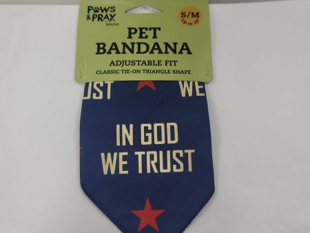 IN GOD WE TRUST BANDANA S M-3687 Supply