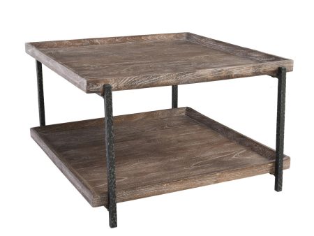 Bixler Solid Wood Coffee Table Online now