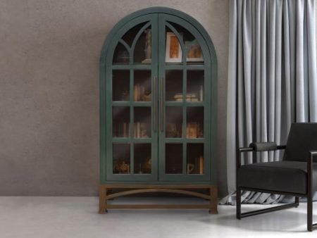 Obsidian Arched Cabinet Cheap