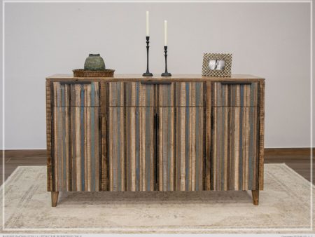 1982 TIZA BLUE CONSOLE W  DRAWERS *Sample sale discount* Online