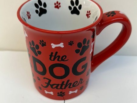 DOG FATHER RED MUG-5492 Fashion