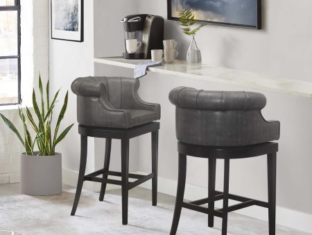 Woodland Swivel Barstool Set 2 Discount