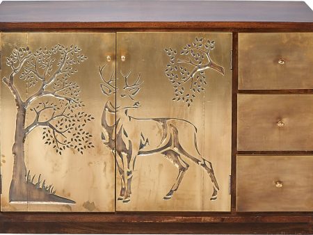 Tabita Golden Deer Cabinet Online Hot Sale