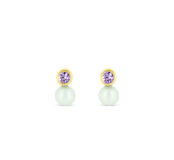 Tiny Bubble Drop Studs Fashion