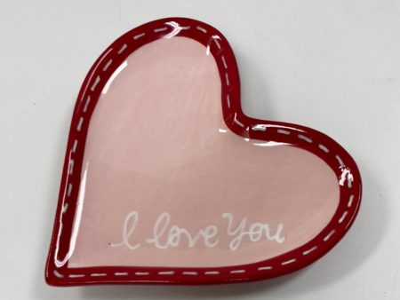 HEART LOVE YOU TRINKET TRAY-0953 Online now