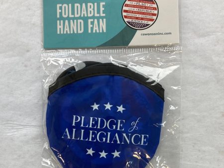 PLEDGE OF ALLEGIANCE HAND FAN-2686 For Cheap