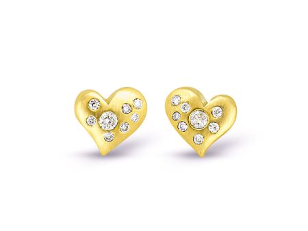 Diamond@Heart Studs Online Sale