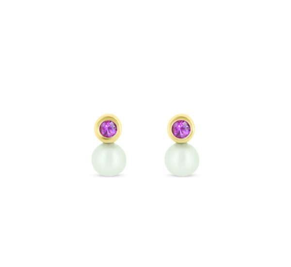 Tiny Bubble Drop Studs Fashion