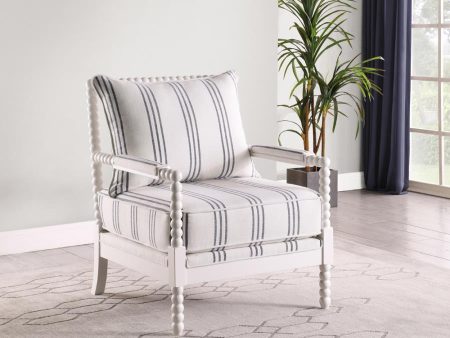 Stripe Accent Chair Cheap