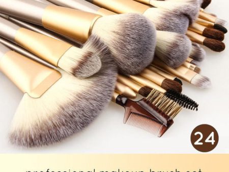 Professional 24pcs Makeup Brushes Set Cosmetic Tool Beauty Cheap