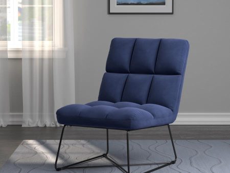 Midnight Blue Accent Chair Online Hot Sale