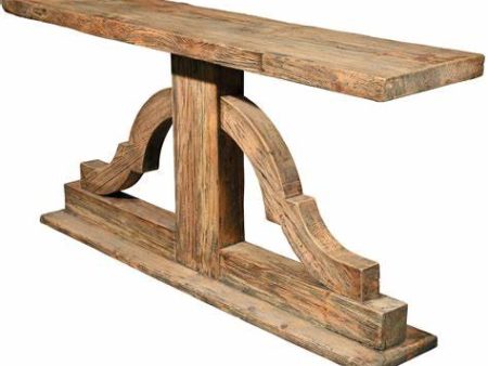 Bracket Designer Solid Reclaimed Wood Console Supply