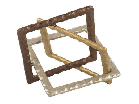 Abstract Interlocking Sculpture For Discount