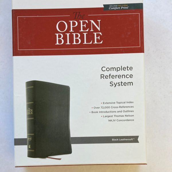 NKJV OPEN BIBLE BLACK-2361 Online Sale